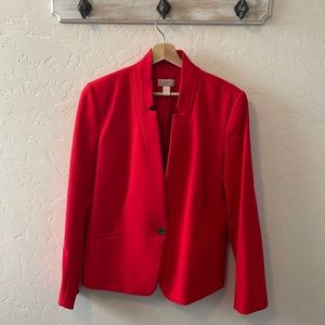 LOFT Outlet Blazer Color RED Size 14